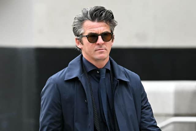 Former footballer Joey Barton arrives at Liverpool Crown Court on August 27 2024, accused of an offence of malicious communications relating to tweets he made in January that year (Picture: Paul Ellis/AFP)