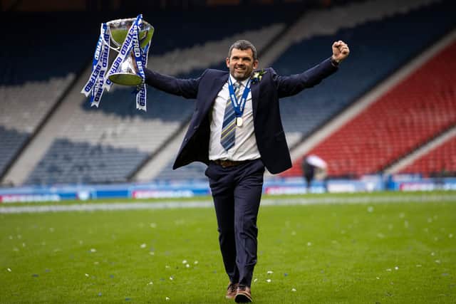 Callum Davidson has had a brilliant rookie campaign as manager. Picture: SNS