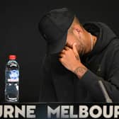 Nick Kyrgios cannot hide his anguish after being forced to withdraw from the Australian Open with a knee injury.