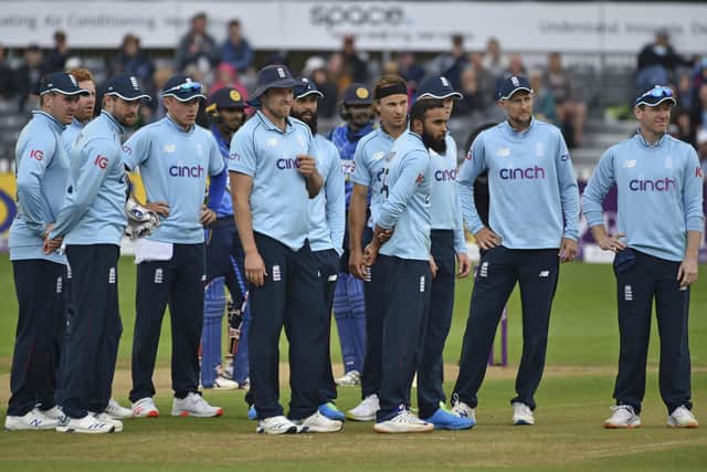An outbreak of the coronavirus in England's one-day international squad forced the players and coaches into isolation on Tuesday.