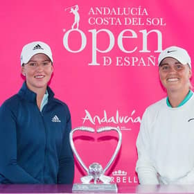 Swedish pair Linn Grant, left, and Maja Stark are set for an exciting battle over the weekend in the Race to Costa del Sol. Picture: Tristan Jones.