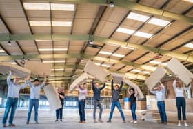 Members of the IndiNature team in the new building in Jedburgh. Picture: Anna Mayumi Pultar