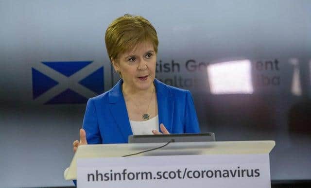 First Minister Nicola Sturgeon gives the latest information on coronavirus figures in Scotland