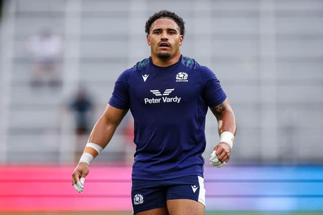 Sione Tuipulotu has been named as Scotland co-captain for the tour game against Chile which will be his 30th match of the season. (Photo by Scott Taetsch/Getty Images for Scottish Rugby)