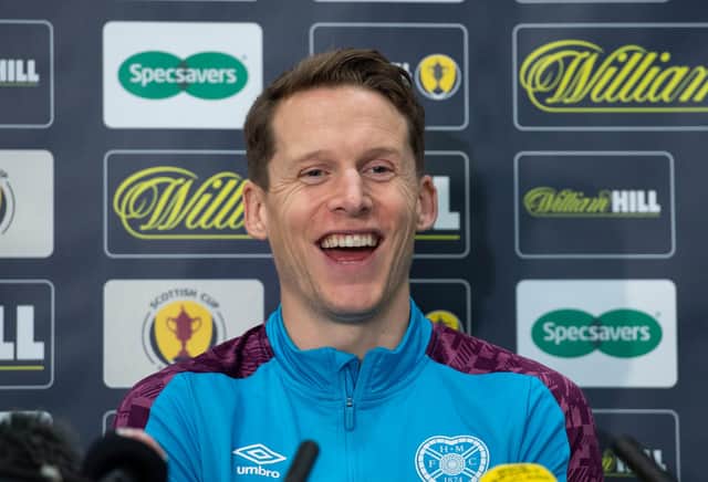 Hearts defender Christophe Berra intends to savour another Scottish Cup final.