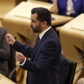 Humza Yousaf was described as the continuity candidate during the SNP leadership contest (Picture: Jeff J Mitchell/Getty Images)