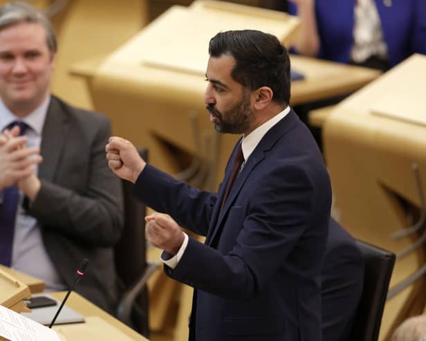 Humza Yousaf was described as the continuity candidate during the SNP leadership contest (Picture: Jeff J Mitchell/Getty Images)