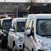 Taxis in Glasgow. Picture: John Devlin