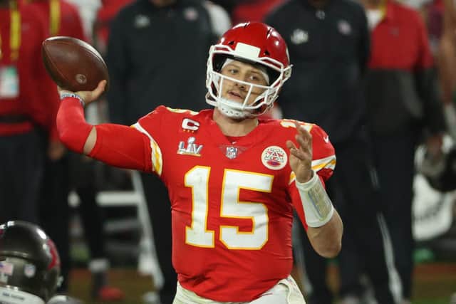 The salaries of top NFL stars like Patrick Mahomes go up year by year. Picture: Patrick Smith/Getty Images