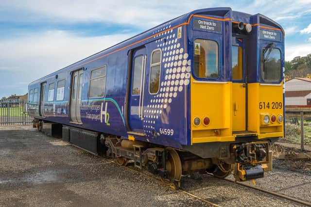 Old Sparky: ScotRail's hydrogen-powered (it ran on electricity) train.