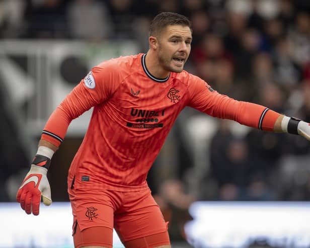 England goalkeeper Jack Butland has impressed since signing for Rangers.
