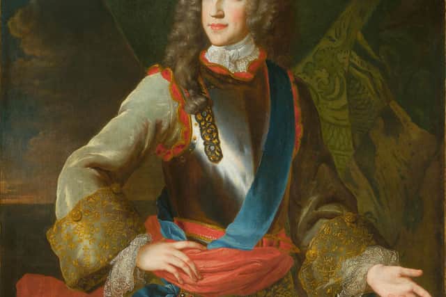 James Francis Edward Stuart, father of Charles, painted by Alexis Simon Belle in 1712. PIC: Contributed.