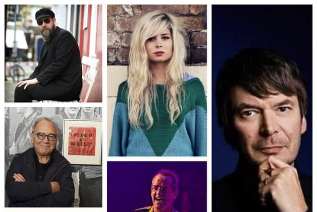 Clockwise from left, Martin Metcalfe, Nina Nesbitt, Ian Rankin, Stuart Wood, Bow Anderson, Bruce Findlay.