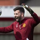 Liam Kelly during a Motherwell training session at Fir Park on Thursday.