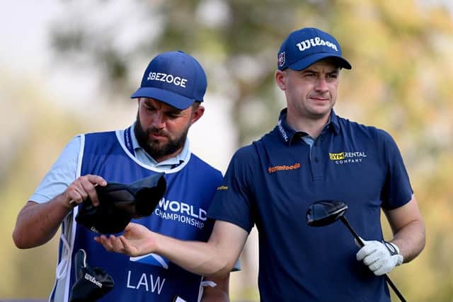 David Law was delighted to end his 2022 campaign with a debut appearance in the DP World Tour Championship at Jumeirah Golf Estates in November. Picture: Ross Kinnaird/Getty Images.