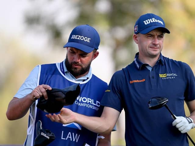 David Law was delighted to end his 2022 campaign with a debut appearance in the DP World Tour Championship at Jumeirah Golf Estates in November. Picture: Ross Kinnaird/Getty Images.