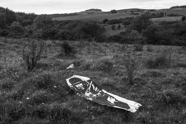 Photographer Alex Boyd found evidence of military training stretching over 100 years. PIC: Alex Boyd.