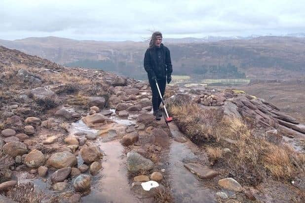 Surveys on An Teallach show the impacts of heavy footfall from walkers and the increasingly extreme Scottish weather, which are speeding up erosion and causing damage to mountain habitats. Picture: OATS