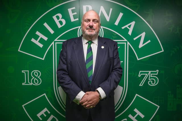 Malcolm McPherson is the new non-executive chairman of Hibs.