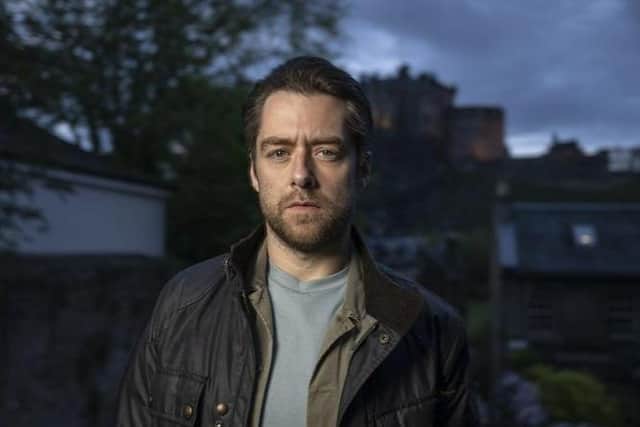 Richard Rankin stars as Detective Inspector John Rebus in the BBC's reboot of the detective series based on Ian Rankin's crime novels. Pic: BBC