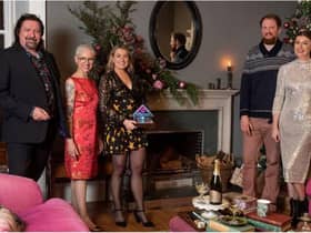Corvisel House – a beautiful Georgian villa in Dumfries and Galloway dating back to 1829 – has been crowned the winner of Scotland’s Christmas Home of the Year in a festive special. Photo credit: Kirsty Anderson/BBC Scotland