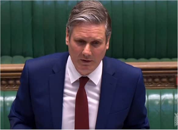 Sir Keir Starmer tweeted his response to the Prime Minister’s defence of Dominic Cummings