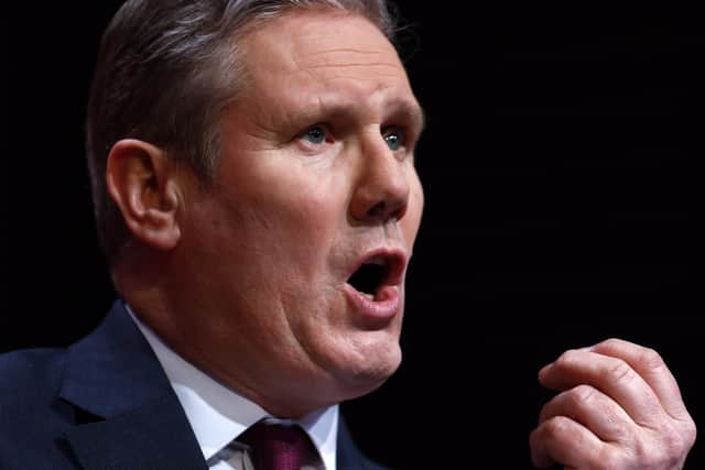Labour leader Sir Keir Starmer has set out his party’s plans to bring in a “proper windfall tax” on oil and gas giants operating in the UK and end the investment “loophole” that allows the companies to offset spending against tax owed.