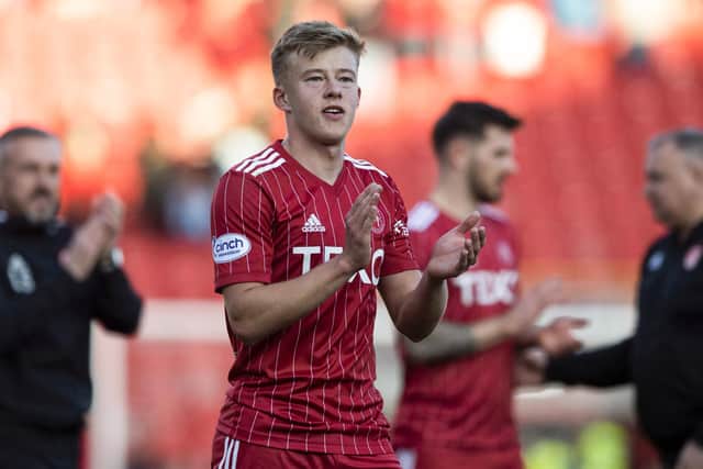 Aberdeen's Connor Barron completed his first 90 minutes of the season in Sunday's 2-0 win over Hearts (Photo by Craig Foy / SNS Group)