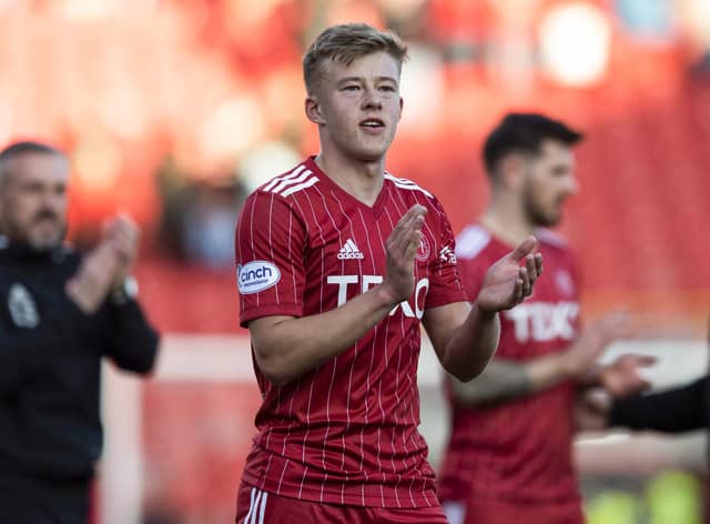Aberdeen's Connor Barron completed his first 90 minutes of the season in Sunday's 2-0 win over Hearts (Photo by Craig Foy / SNS Group)