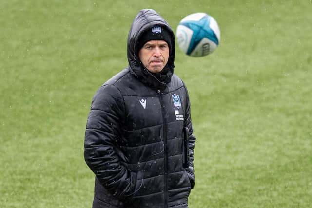 Glasgow Warriors head coach Danny Wilson believes the home crowd can roar his side to victory over Edinburgh.  (Photo by Ross MacDonald / SNS Group)