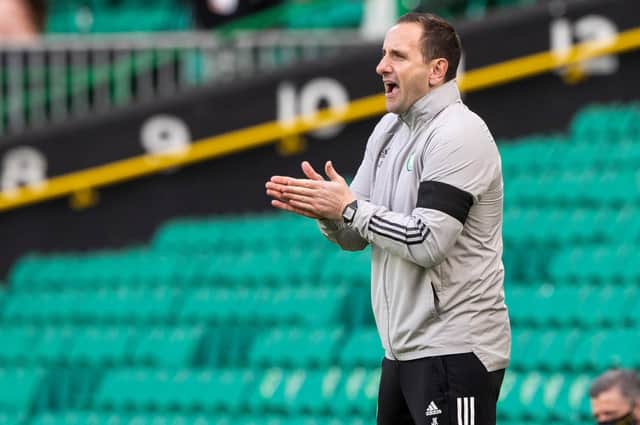 Celtic interim manager John Kennedy. Picture: SNS