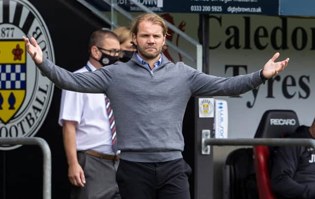 Hearts manager Robbie Neilson is banned for three matches.