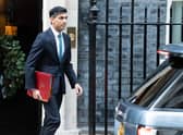 Prime Minister Rishi Sunak leaving 10 Downing Street, London, to appear for the first time in front of the Commons Liaison Committee of select committee chairs, in the House of Commons.