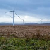 The project includes 11 turbines approximately 6.5km to the north west of Stonehaven.