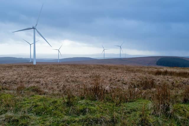 The project includes 11 turbines approximately 6.5km to the north west of Stonehaven.