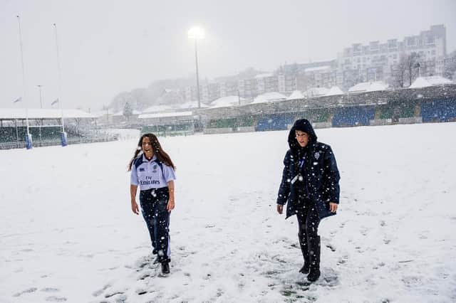 Scottish winters aren't always conducive to rugby. Picture: Gary Hutchison/SNS