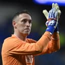 Rangers goalkeeper Allan McGregor applauds the fans as he leaves the club at the end of last season. (Photo by Rob Casey / SNS Group)