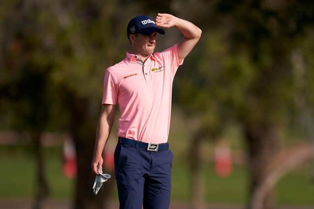 David Law finished his opening round in Ras al Khaimah by holing out from 71 yards for an eagle, signing for a 66. Picture: Mateo Villalba/Quality Sport Images/Getty Images.