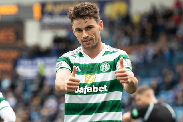 Celtic midfielder Matt O’Riley admits it would be "amazing" to set a new world record for treble wins.  (Photo by Craig Williamson / SNS Group)