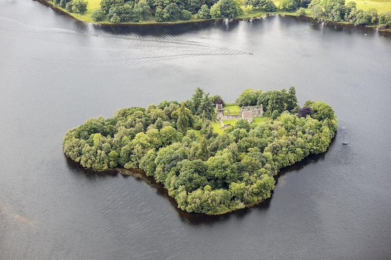 A scenic boat trip across the Lake of Menteith will bring you through this wooded island sanctuary where Mary was brought as a four-year-old to protect her against advancing English forces. The 500-year-old Spanish chestnuts in the grounds are said to have been planted by her.
