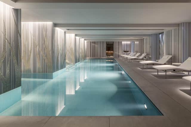 The spa swimming pool at Four Seasons Hotel London at Ten Trinity Square. Pic: Contributed/Richard Waite Photography
