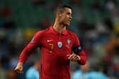 Cristiano Ronaldo, captain of Portugal, prepares for kick off ahead of the international friendly match against Spain at Estadio Jose Alvalade on October 07, 2020 in Lisbon. (Photo by Octavio Passos/Getty Images)