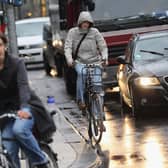 Cyclists need to obey the rules of the road, but they help reduce traffic congestion, air pollution and carbon emissions (Picture: Sean Gallup/Getty Images)