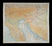 A silk escape map issued by the ministry of defence, 1943