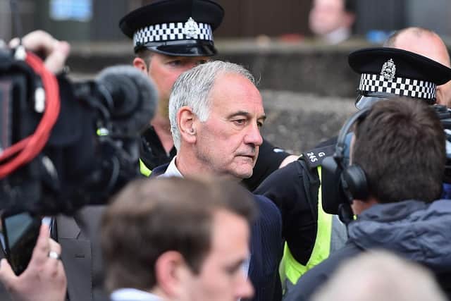 Green was the chairman of Scottish football club Rangers from 2012 to 2013 and was arrested along with two others, Craig Whyte and David Whitehouse, on charges of fraudulently acquiring ownership of the club. (Photo by Jeff J Mitchell/Getty Images)