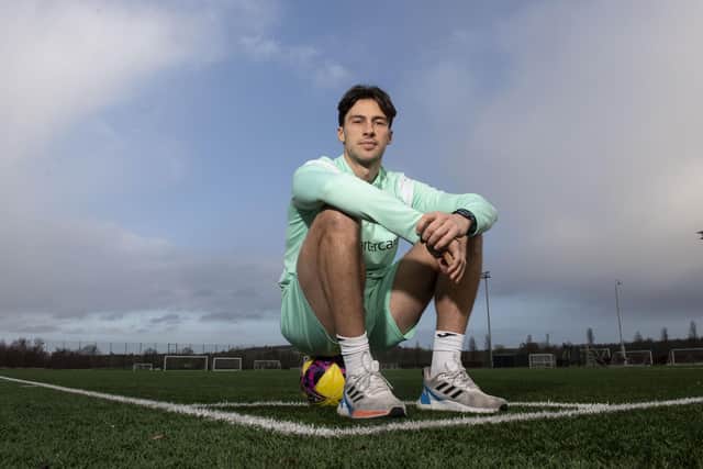 Joe Newell and Hibs are preparing to face Dundee United.