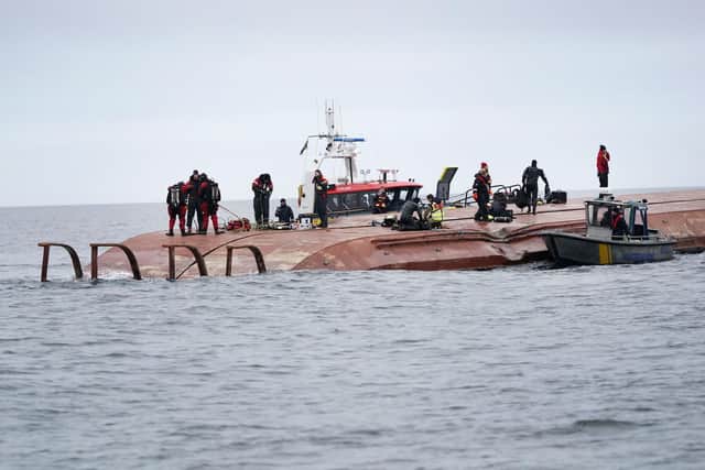 Crew on ship involved in fatal collision ‘exceeded drugs and alcohol limit’. (Picture credit: Johan Nilsson/TT via AP)