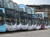 The FTSE250 firm says it has seen increased passenger volumes on its buses since September, and driver staffing pressure ease. Picture: John Devlin.