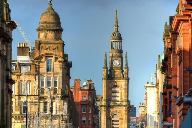 Home to such institutions as the Scottish Opera, Scottish Ballet and National Theatre of Scotland, Glasgow is ranked as the eight happiest place to live in Scotland and the 105th in the entirety of the UK.