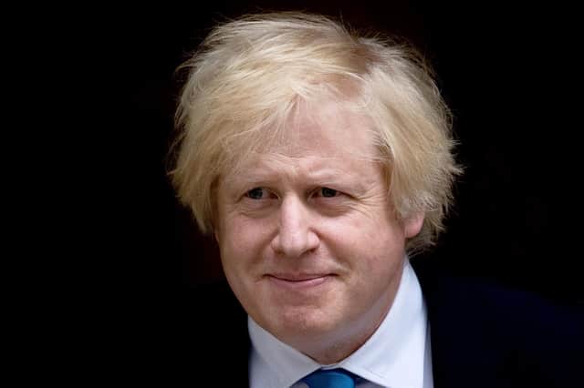 Prime Minister Boris Johnson departs 10 Downing Street to attend Prime Minister's Questions at the Houses of Parliament